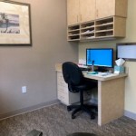 View from the dental treatment chair.